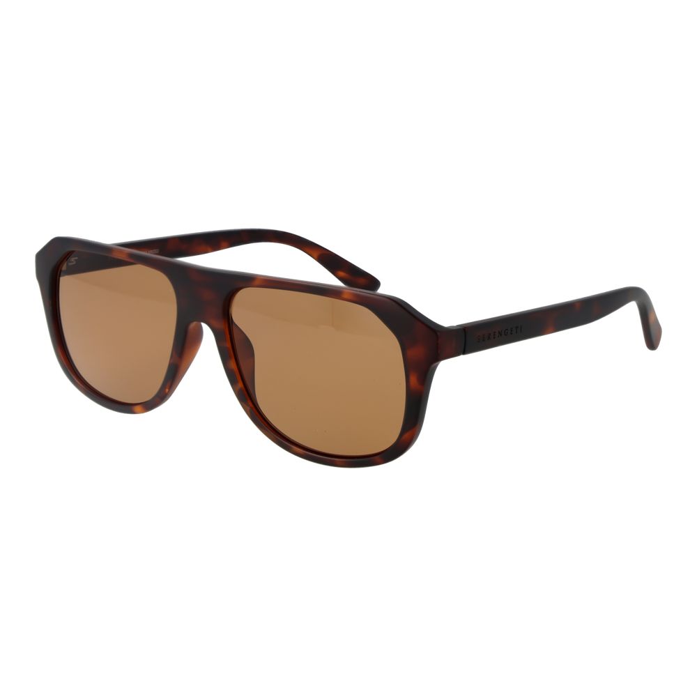 Serengeti Brown Men Sunglasses