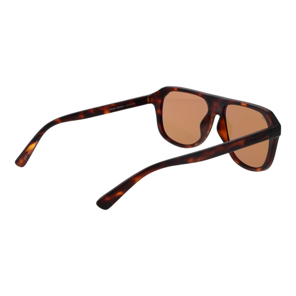 Serengeti Brown Men Sunglasses