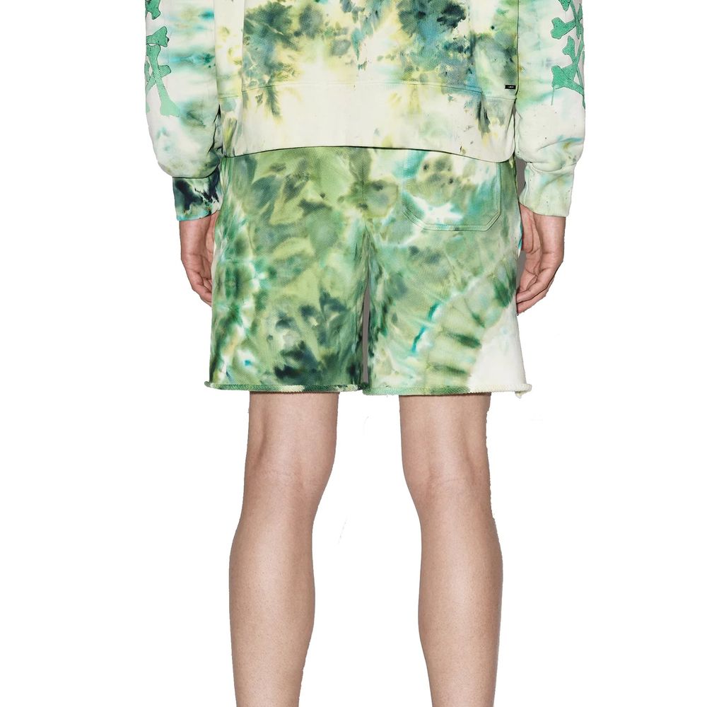 Amiri Tie-dye Cotton Shorts