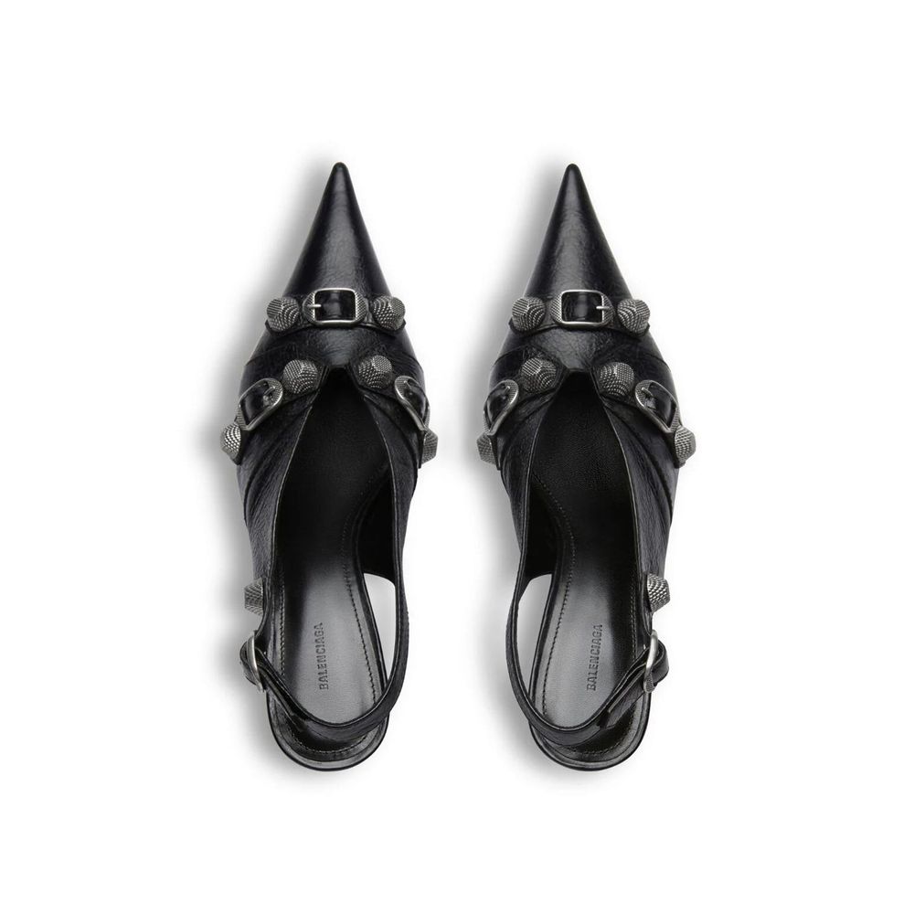 Balenciaga Cagole Slingback Pumps
