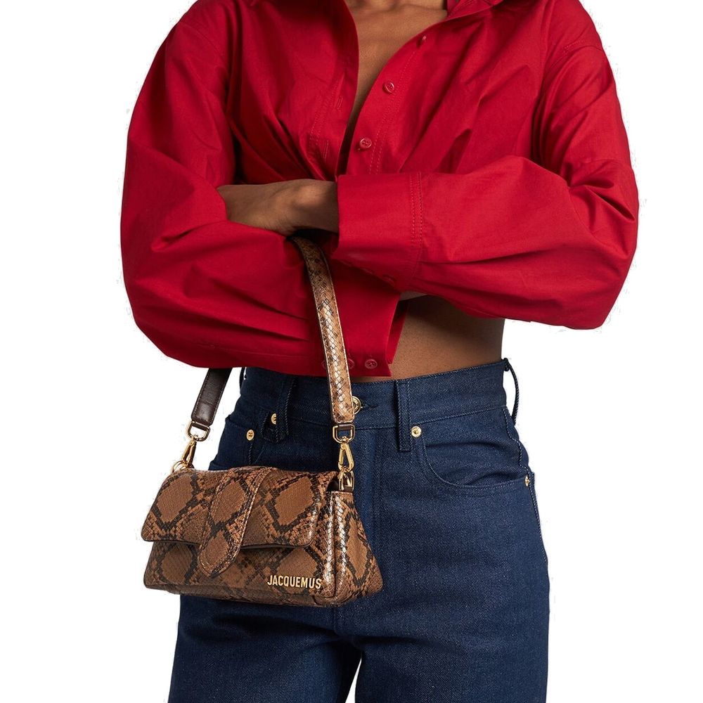 Jacquemus Le Petit Bambimou embossed bag