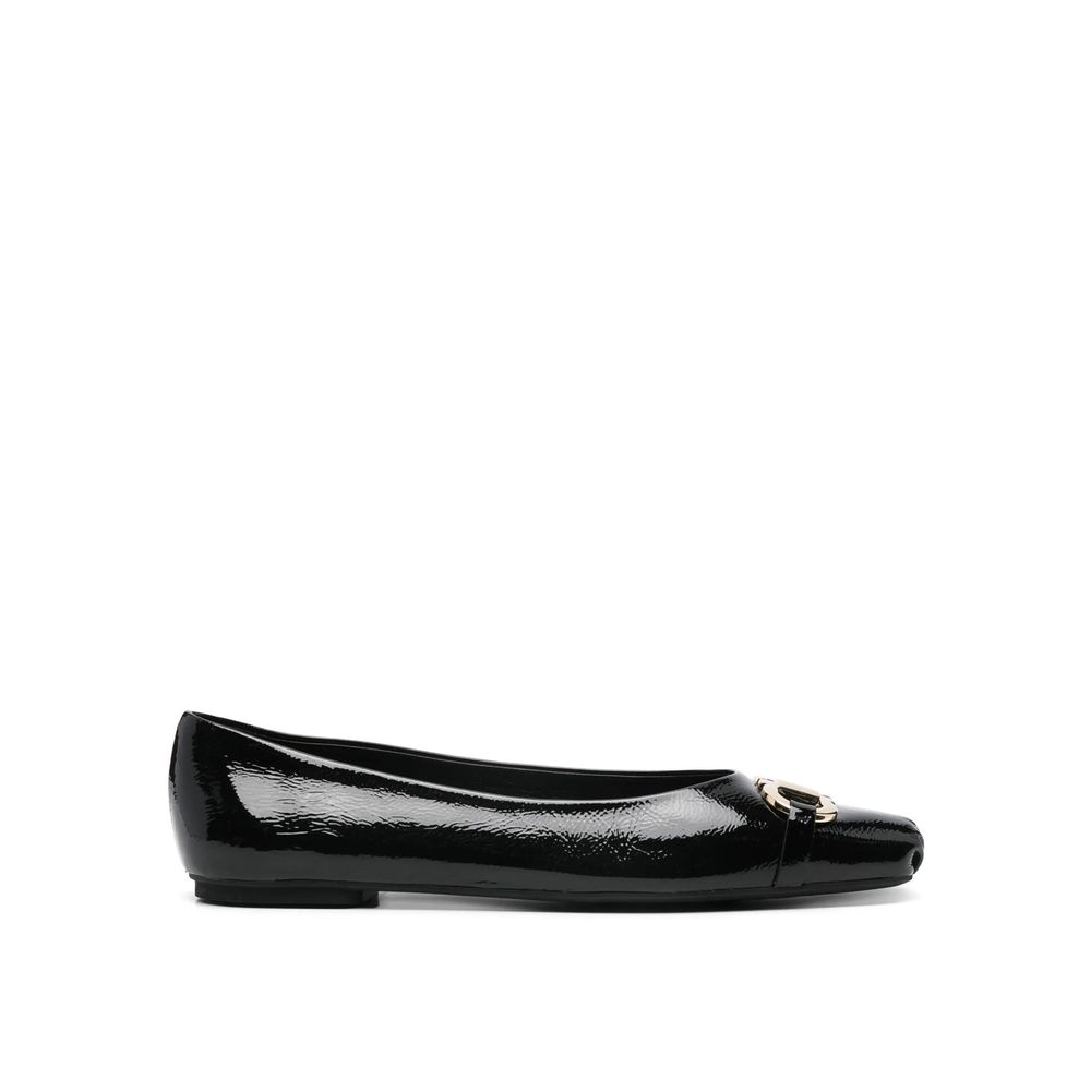 Salvatore Ferragamo Gancini-Buckle Ballerina Flats