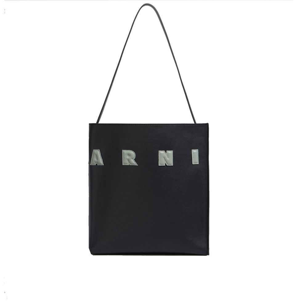 Marni Small Leather Museo Hobo Bag