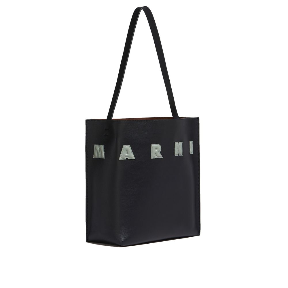 Marni Small Leather Museo Hobo Bag