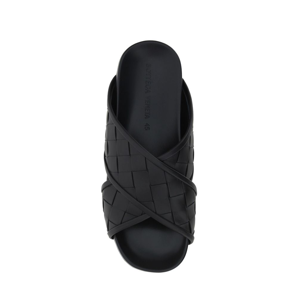 Bottega Veneta Intrecciato Leather Sandals