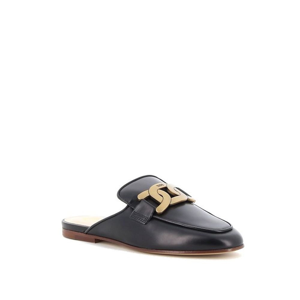 Tod's Leather Chain Mules