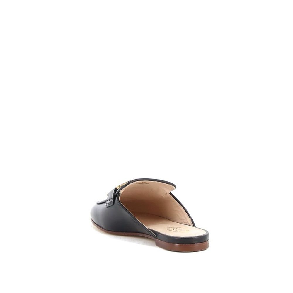 Tod's Leather Chain Mules