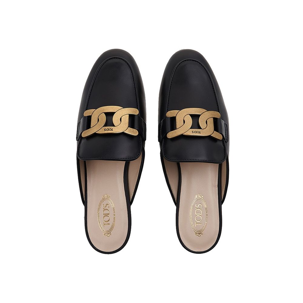 Tod's Leather Chain Mules