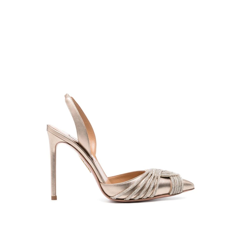 Aquazzura Gatsby 105 Leather Pumps