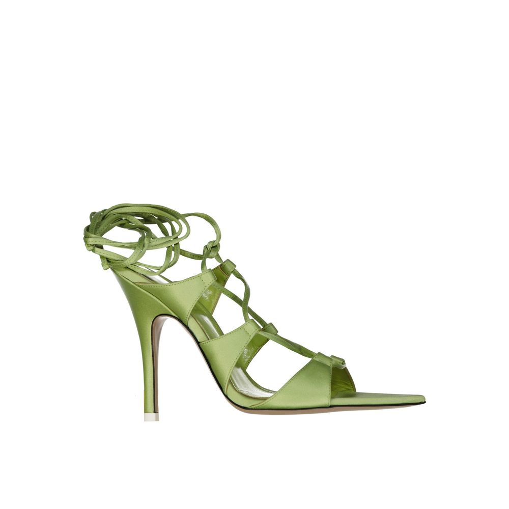 The Attico Reneè Satin Sandals