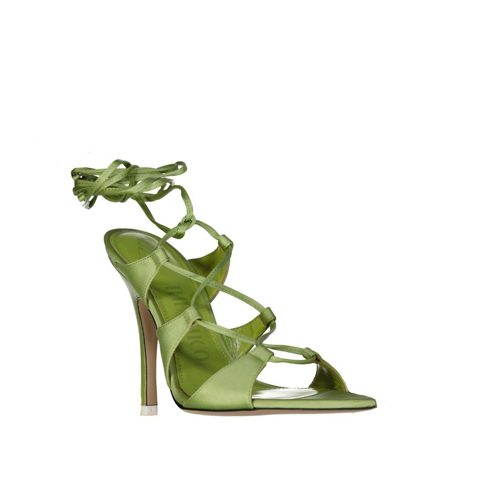 The Attico Reneè Satin Sandals