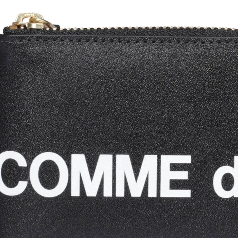 Comme Des Garçons Logo Leather Wallet