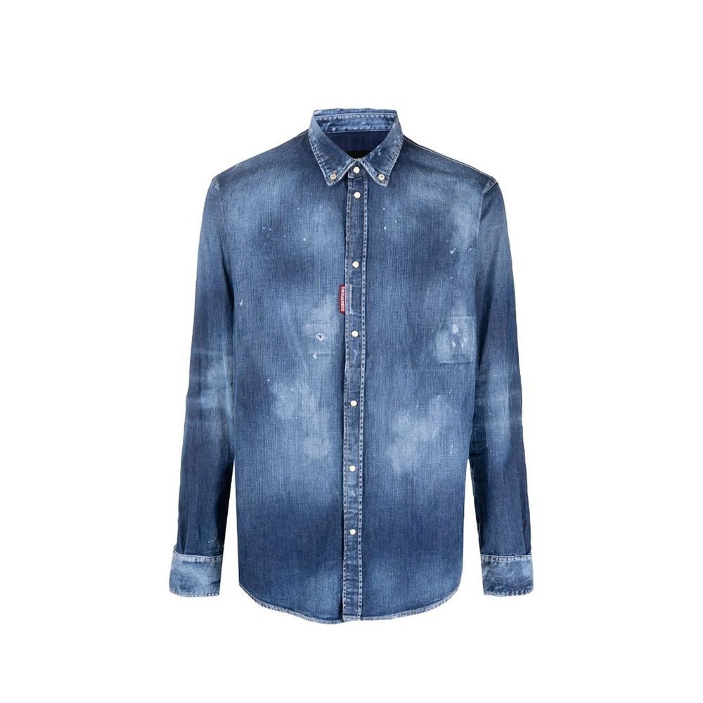 Dsquared² Distressed Effect Denim Shirt