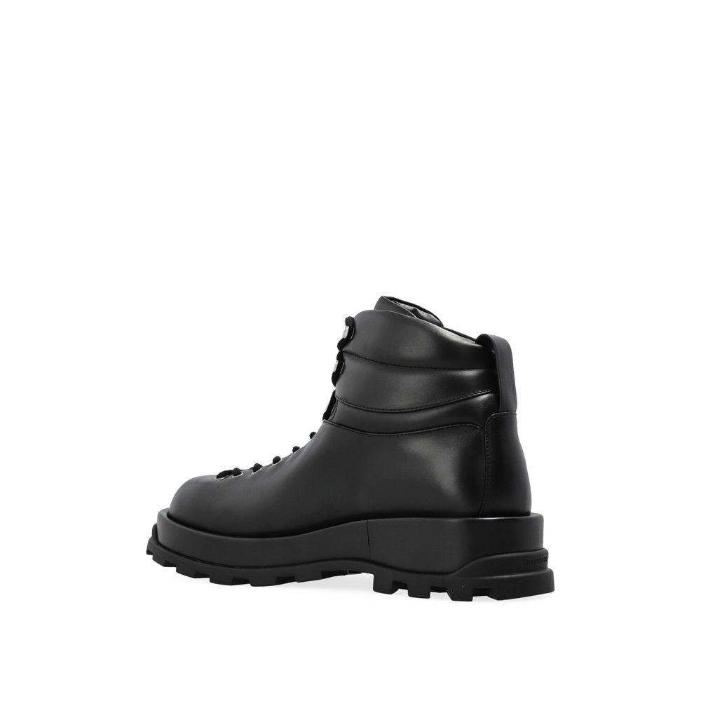Jil Sander Leather Ankle Boots