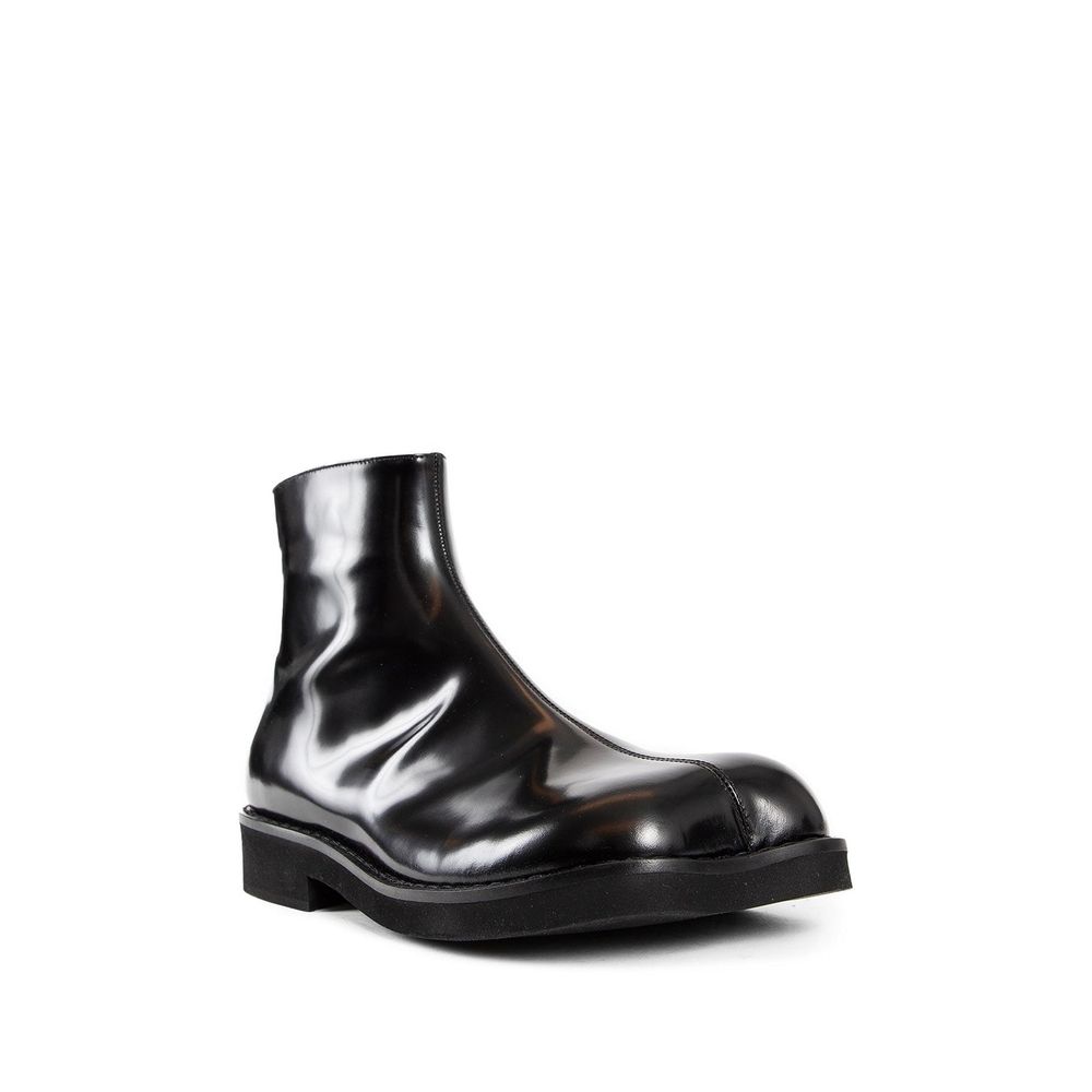MM6 Maison Margiela Trunk Leather Ankle Boots