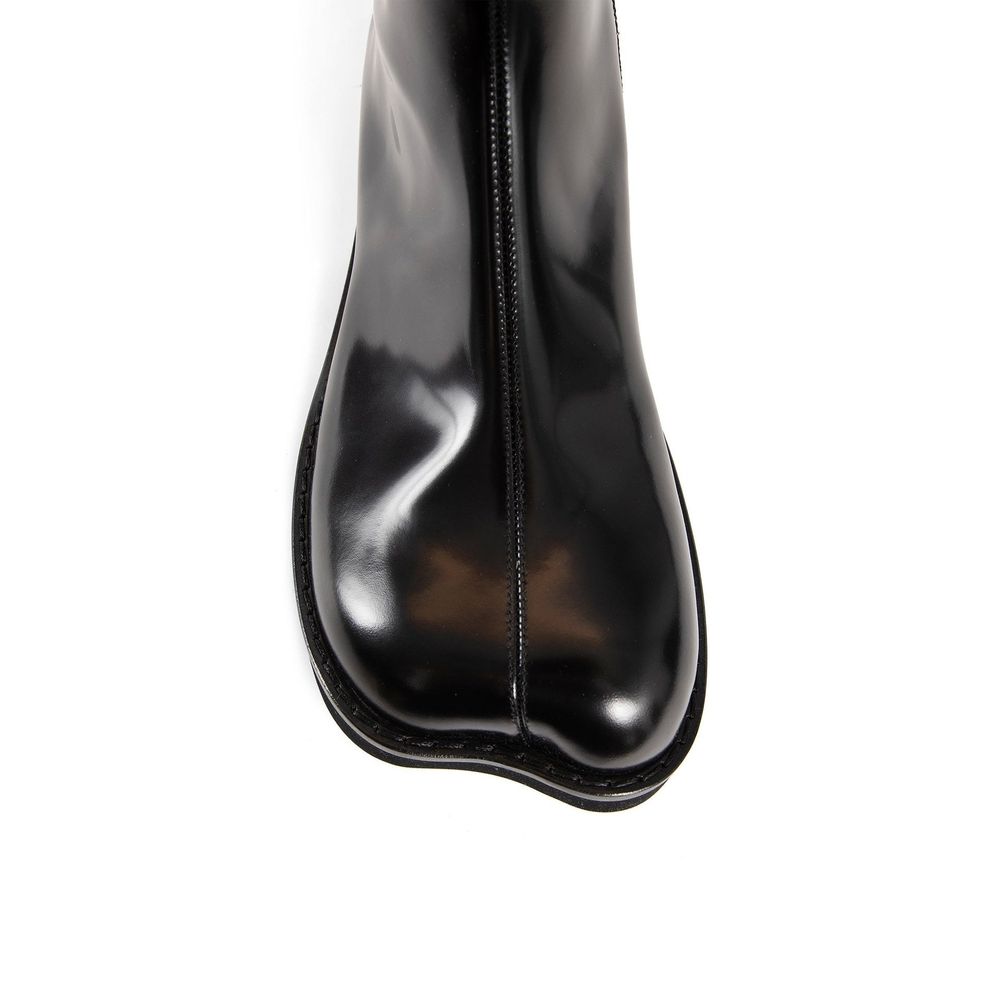 MM6 Maison Margiela Trunk Leather Ankle Boots
