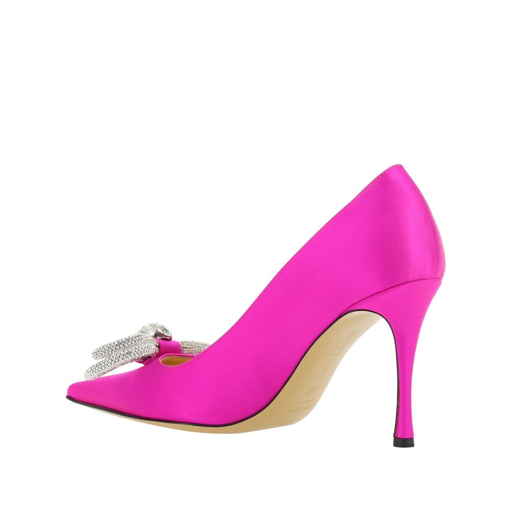 MACH & MACH Double Bow Satin Pumps