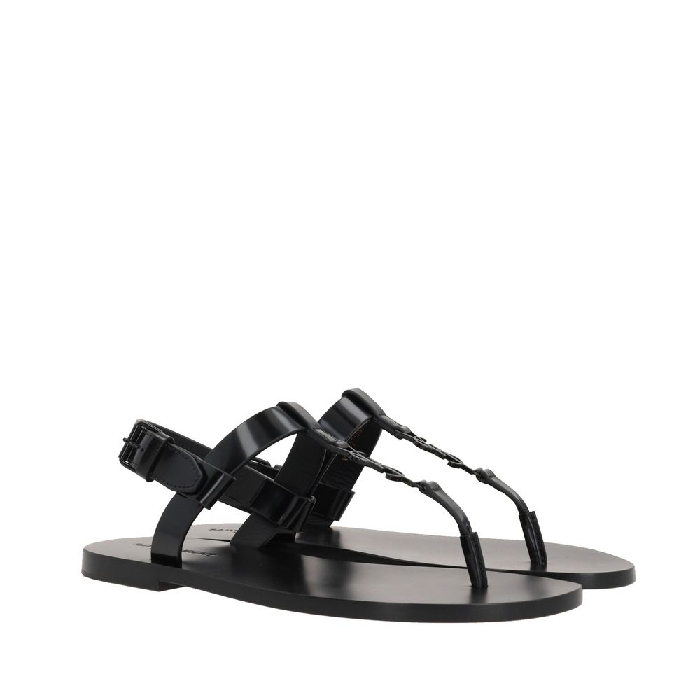 Saint Laurent Cassandre 05 Flat Sandals