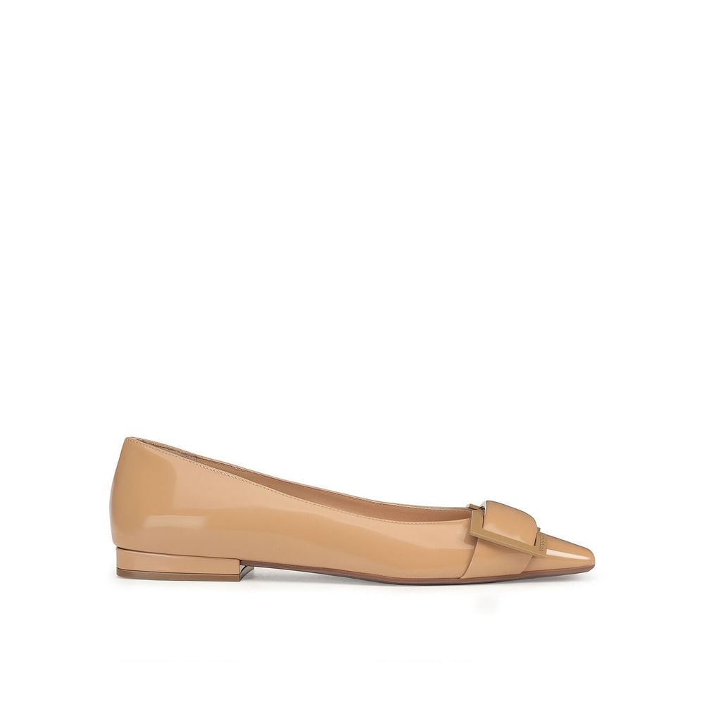 Sergio Rossi Leather Ballerina Flats