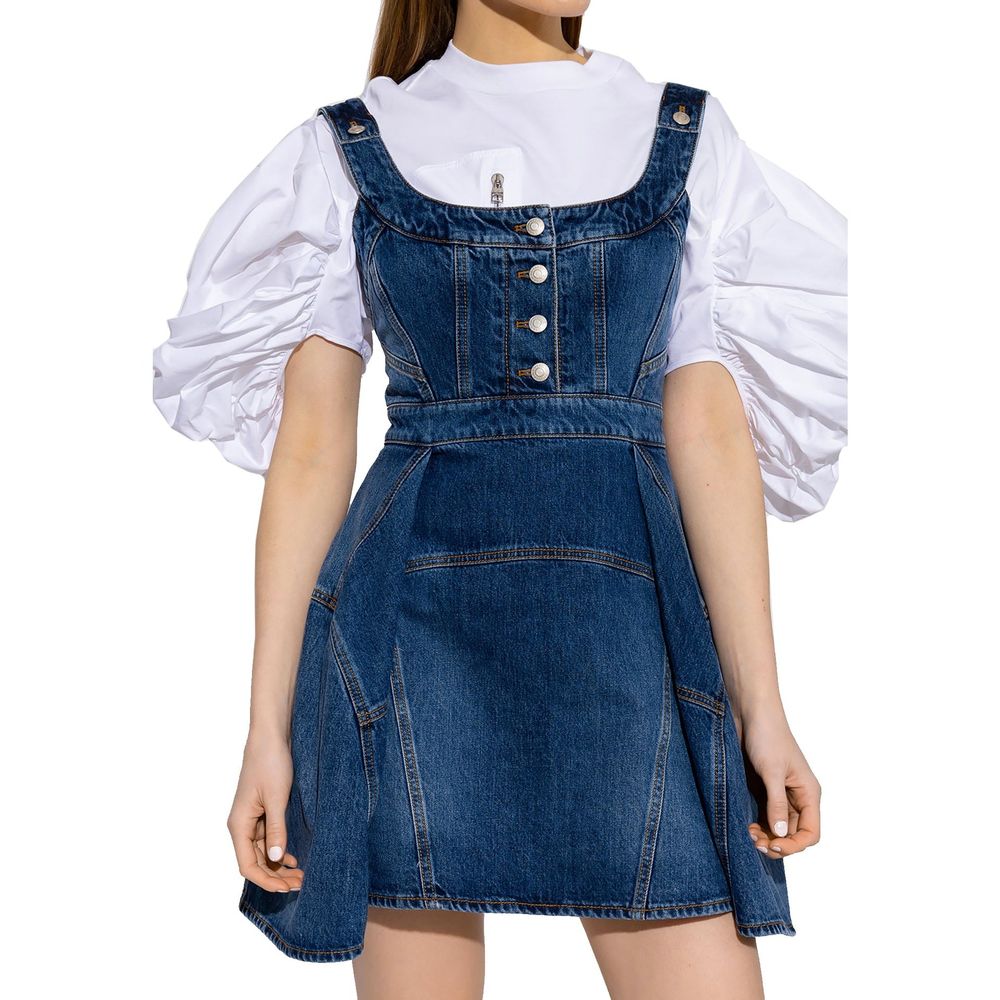 Alexander McQueen Denim Mini Dress