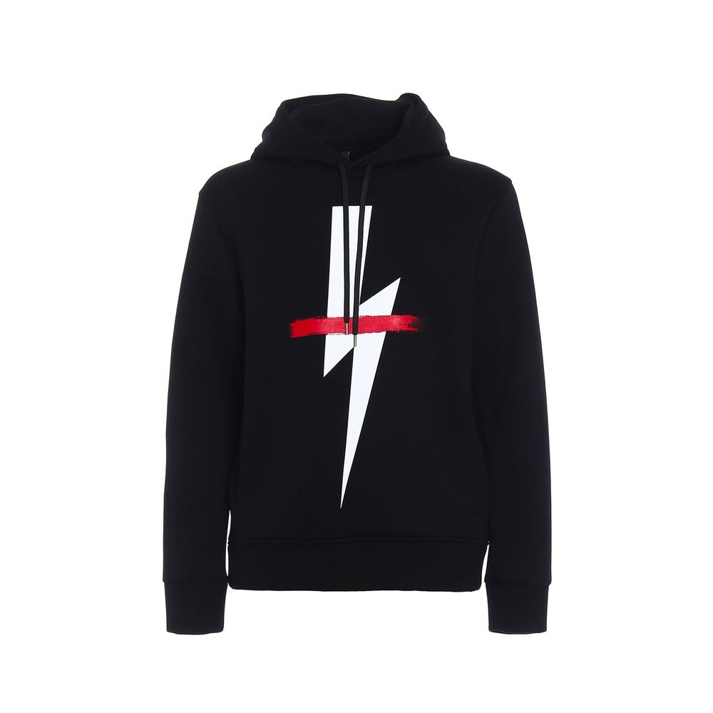 Neil Barrett Logo Hooded Sweatshirt