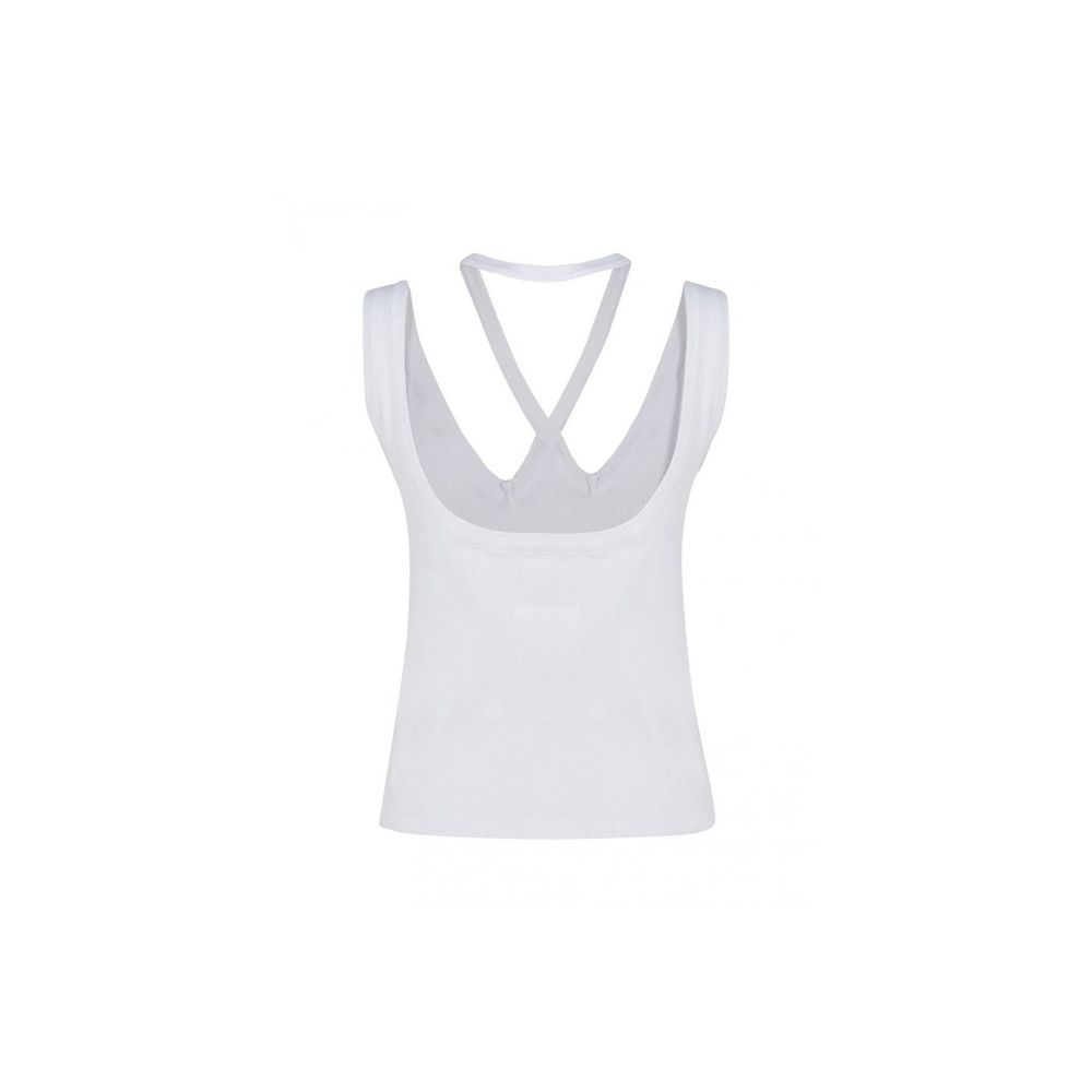 MM6 Maison Margiela Ribbed Cotton Top