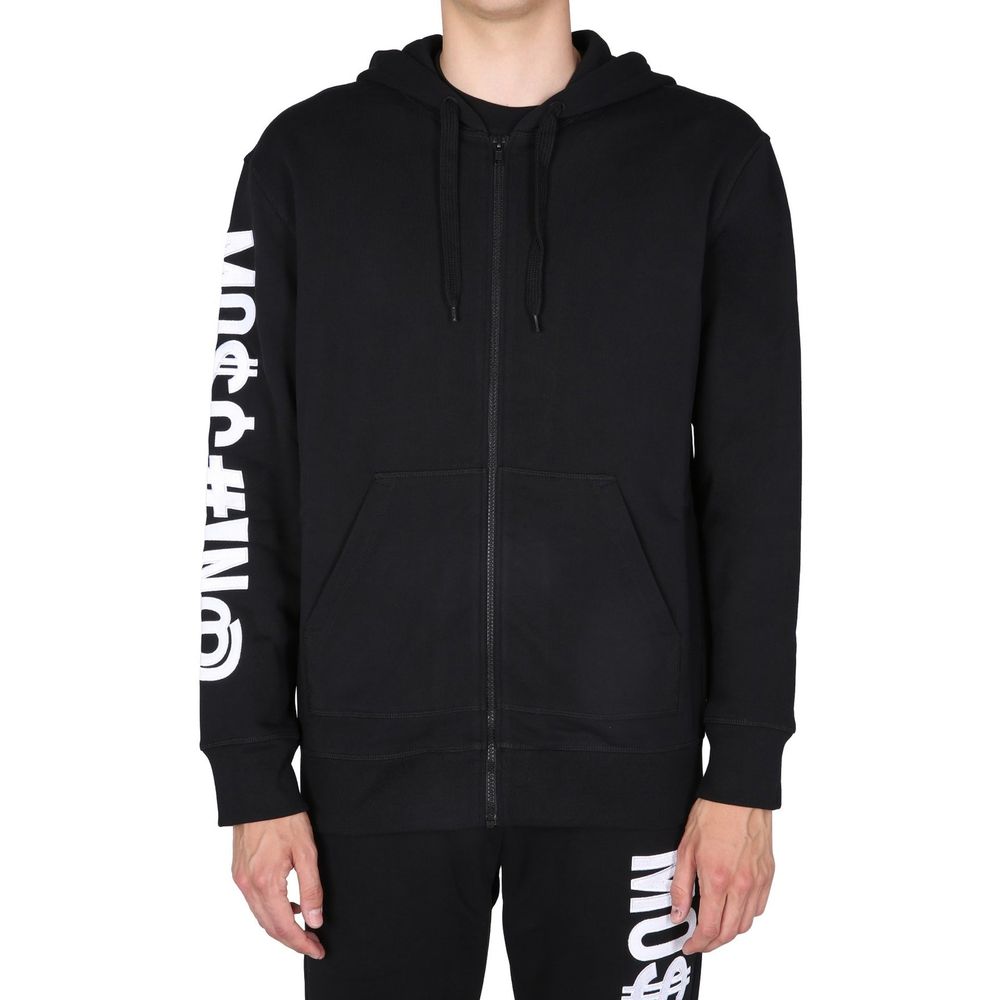Moschino Couture Cotton Zip-Up Sweatshirt