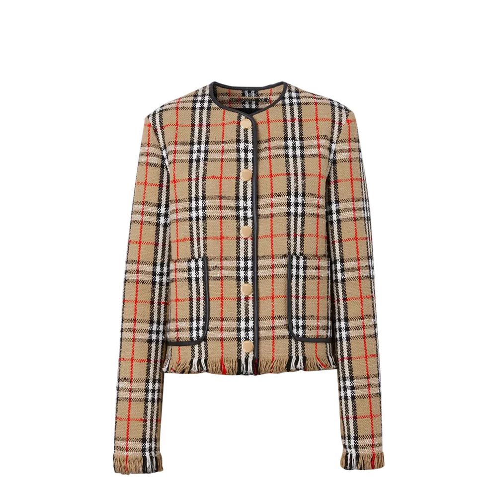 Burberry Vintage Check Motif Jacket