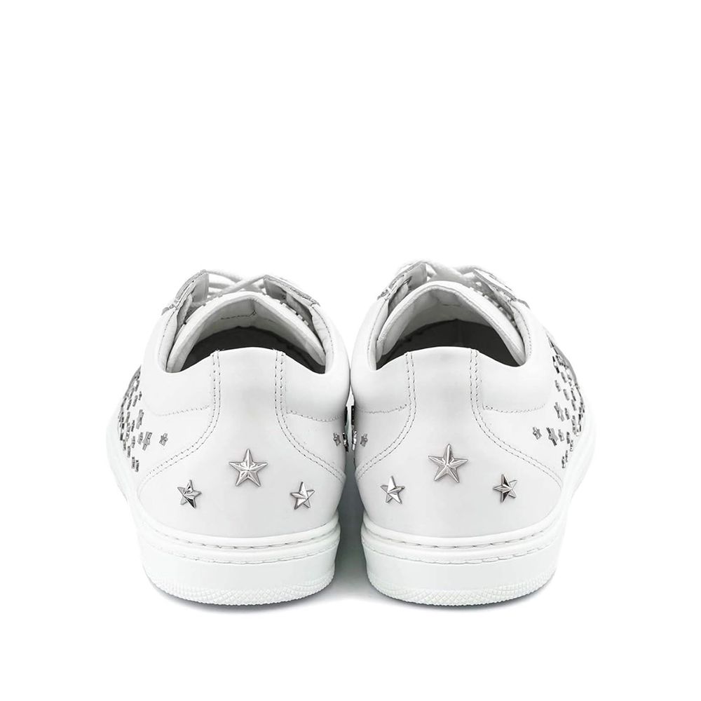 Jimmy Choo Cash Star Leather Sneakers