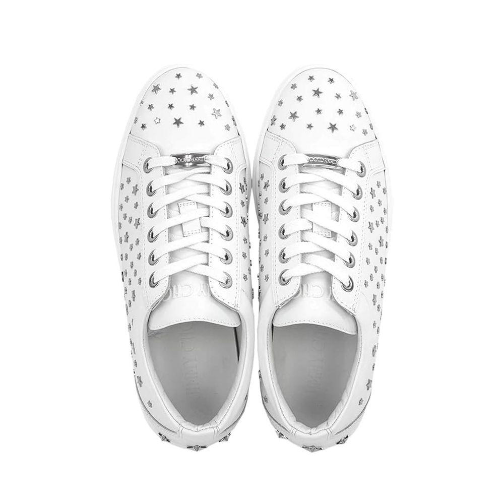 Jimmy Choo Cash Star Leather Sneakers