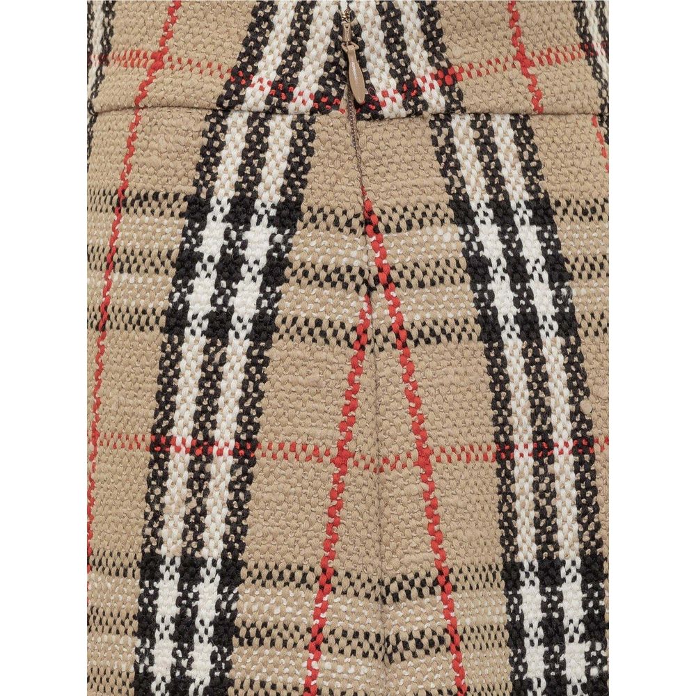 Burberry Vintage Pattern Mini Skirt