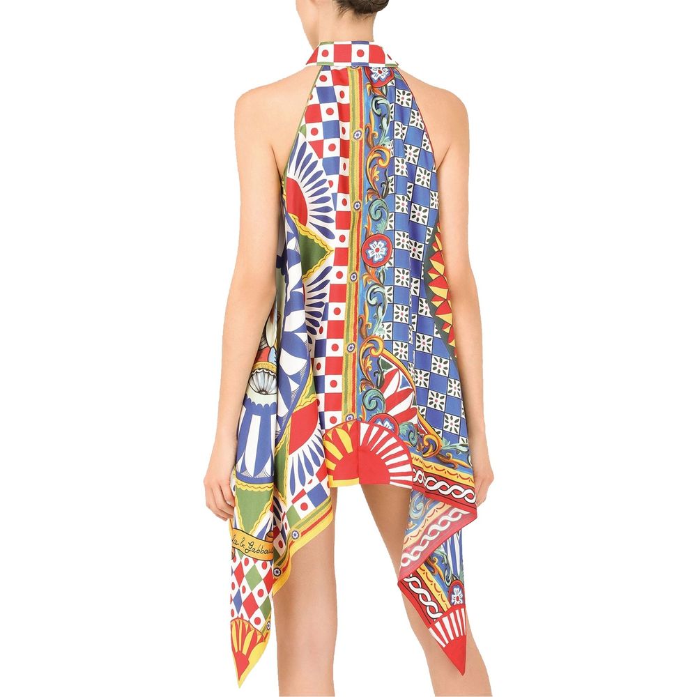 Dolce & Gabbana Dolce&Gabbana Halterneck Silk Shirt