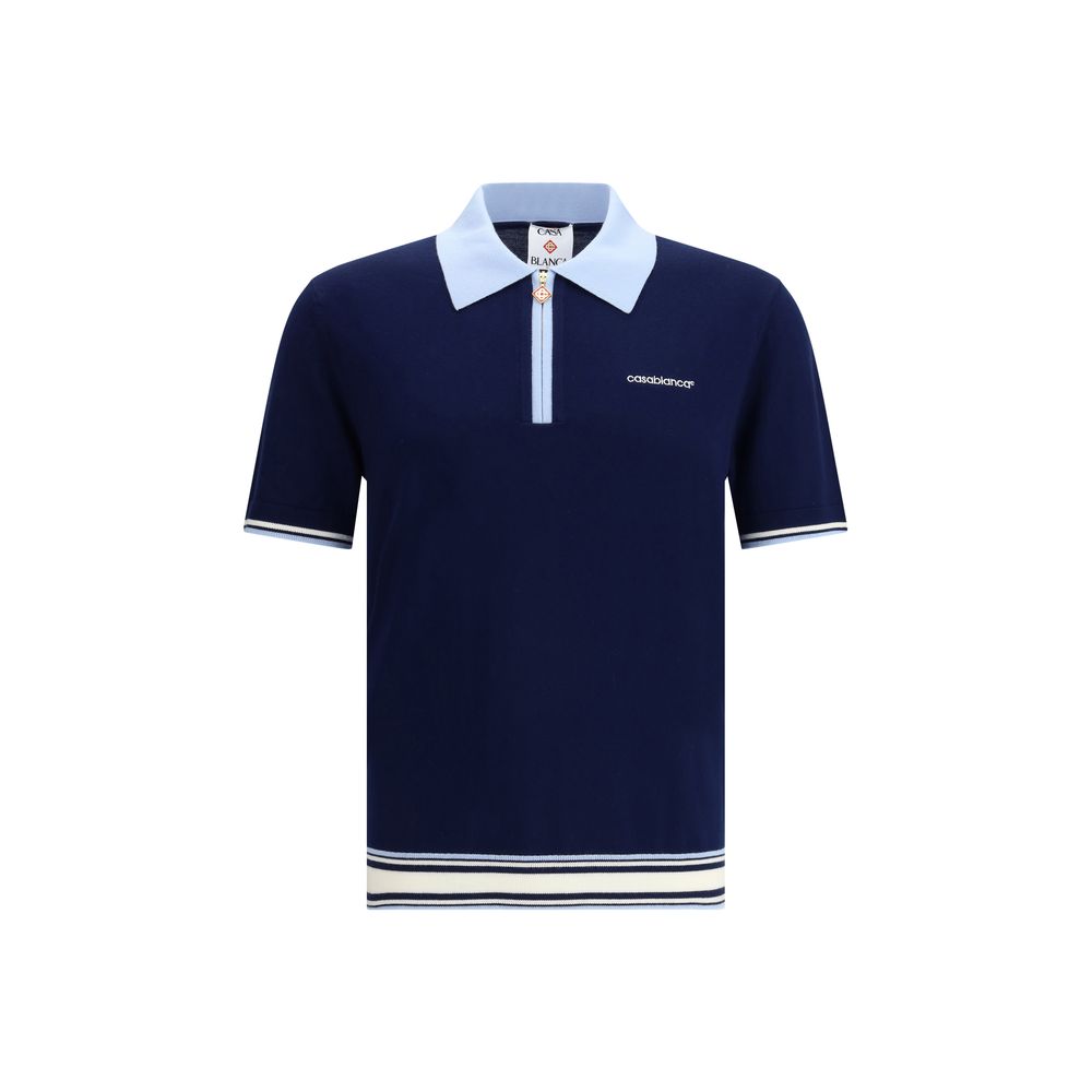 Casablanca Merino Wool Polo Shirt