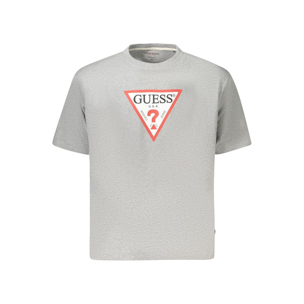 Guess Jeans Gray Organic Cotton Women T-Shirt