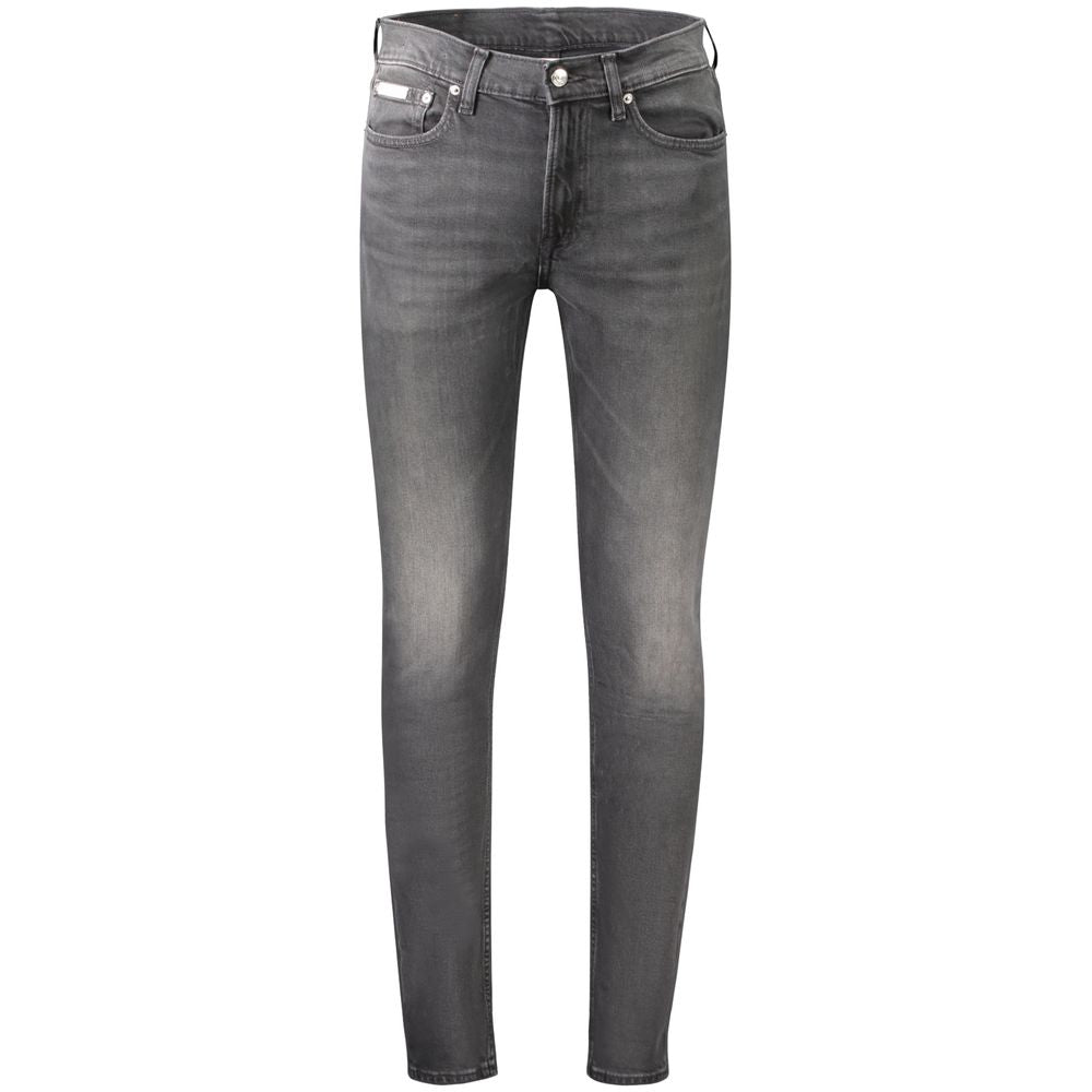 Calvin Klein Black Cotton Men Jeans