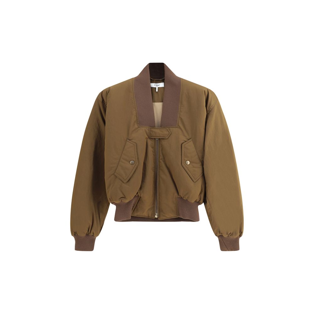Chloé Nylon Bomber Jacket