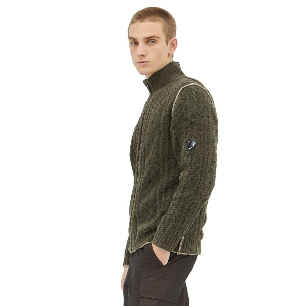 C.P. Company Green Cotton Sweater