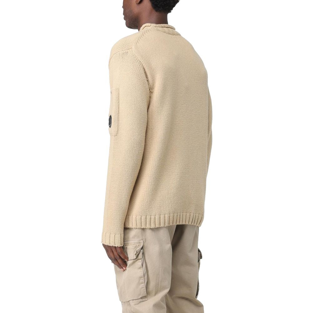 C.P. Company Beige Wool Sweater