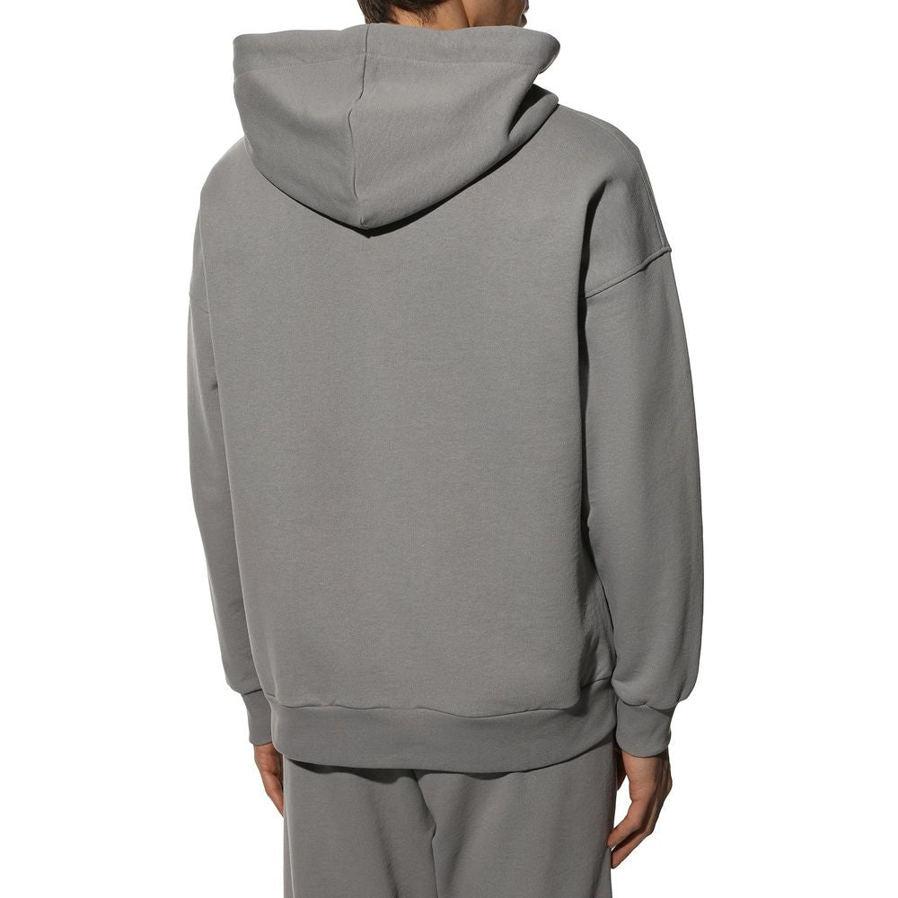 Hinnominate Gray Cotton Men's Hooded Sweatshirt