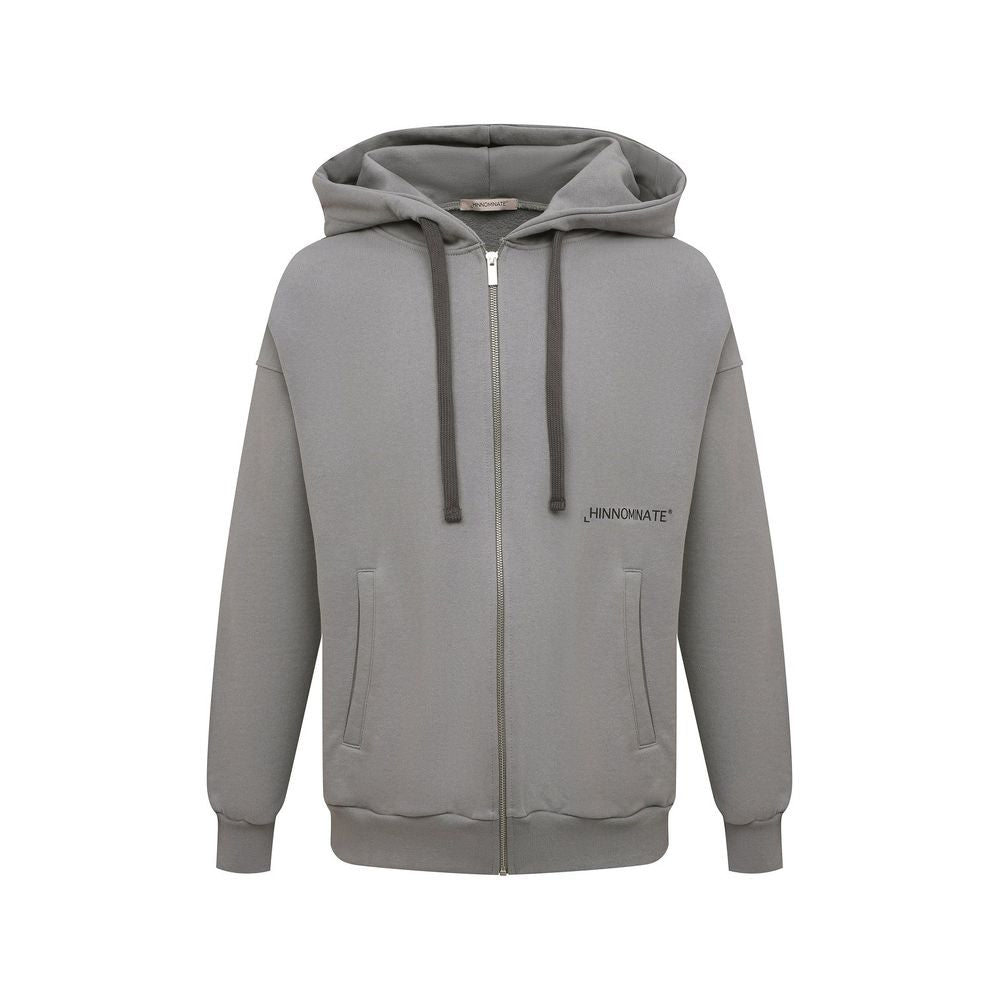 Hinnominate Gray Cotton Men's Hooded Sweatshirt