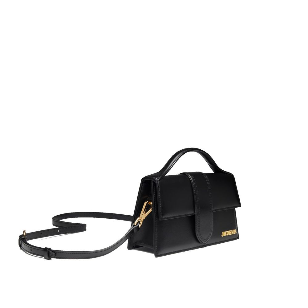 Jacquemus Le Grand Bambino Leather Bag - Gold Logo
