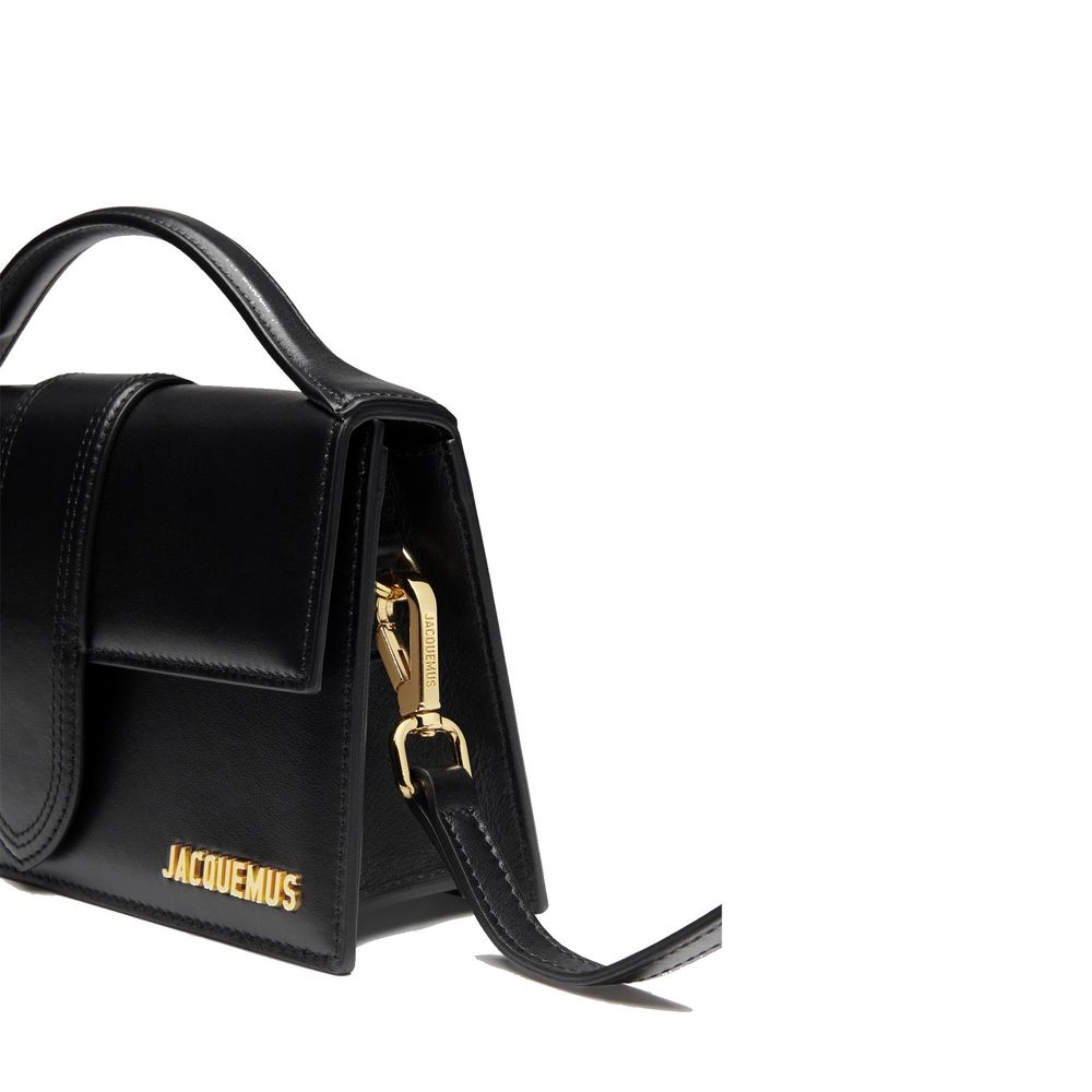 Jacquemus Le Grand Bambino Leather Bag - Gold Logo