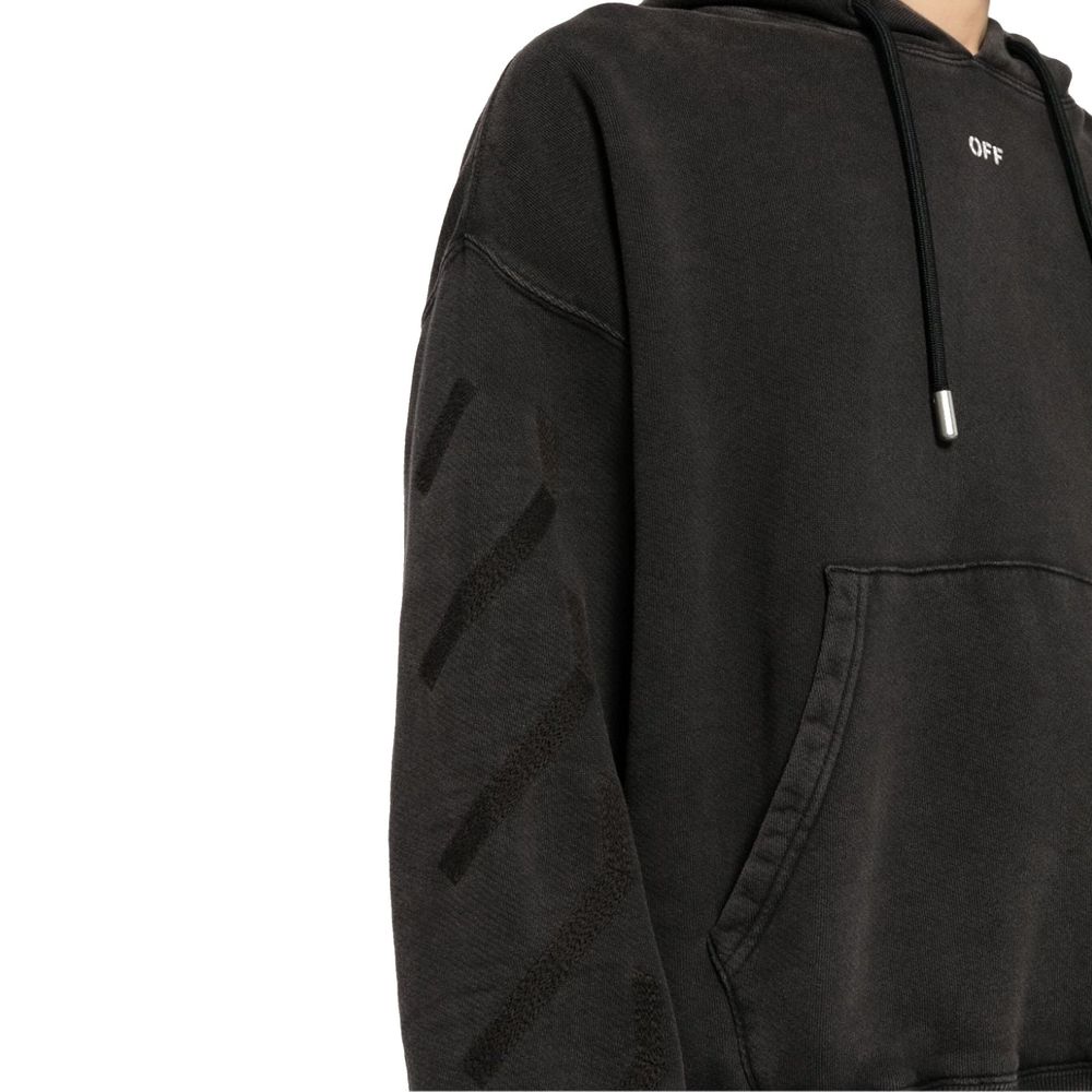 Off-White St. Matthew Over Cotton Hoodie Sweatshirt