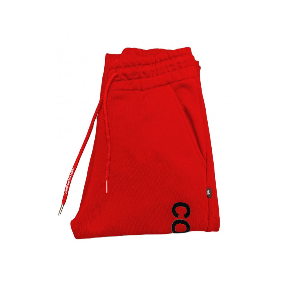 Comme Des Fuckdown Red Cotton Jeans & Pant