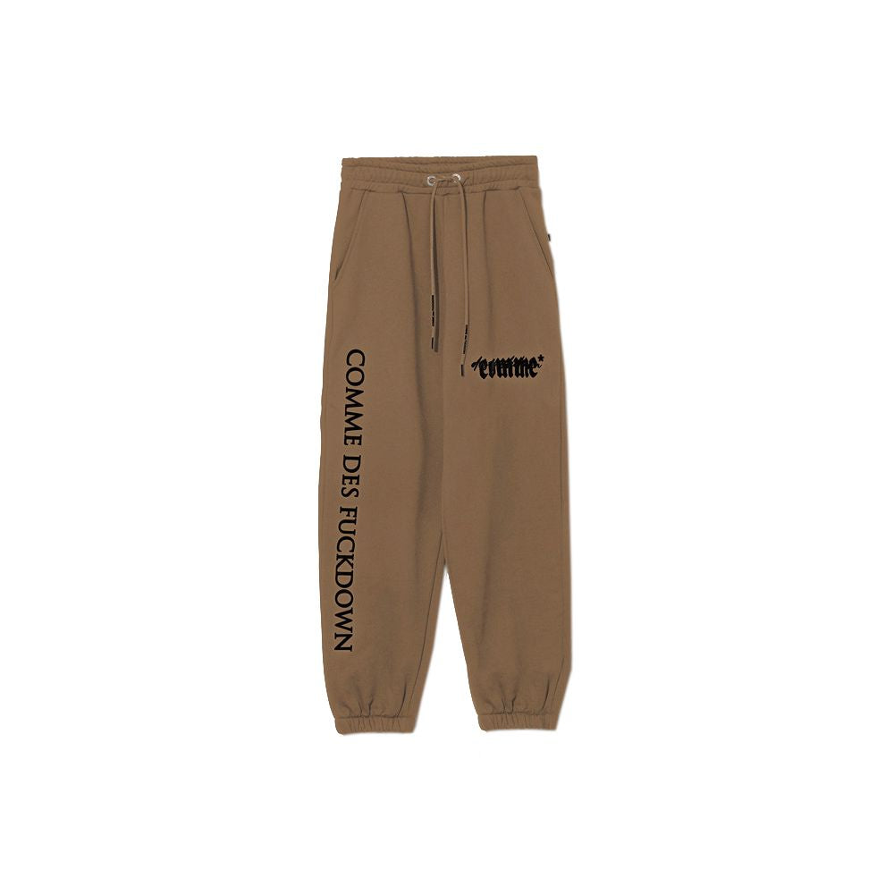 Comme Des Fuckdown Brown Cotton Jeans & Pant