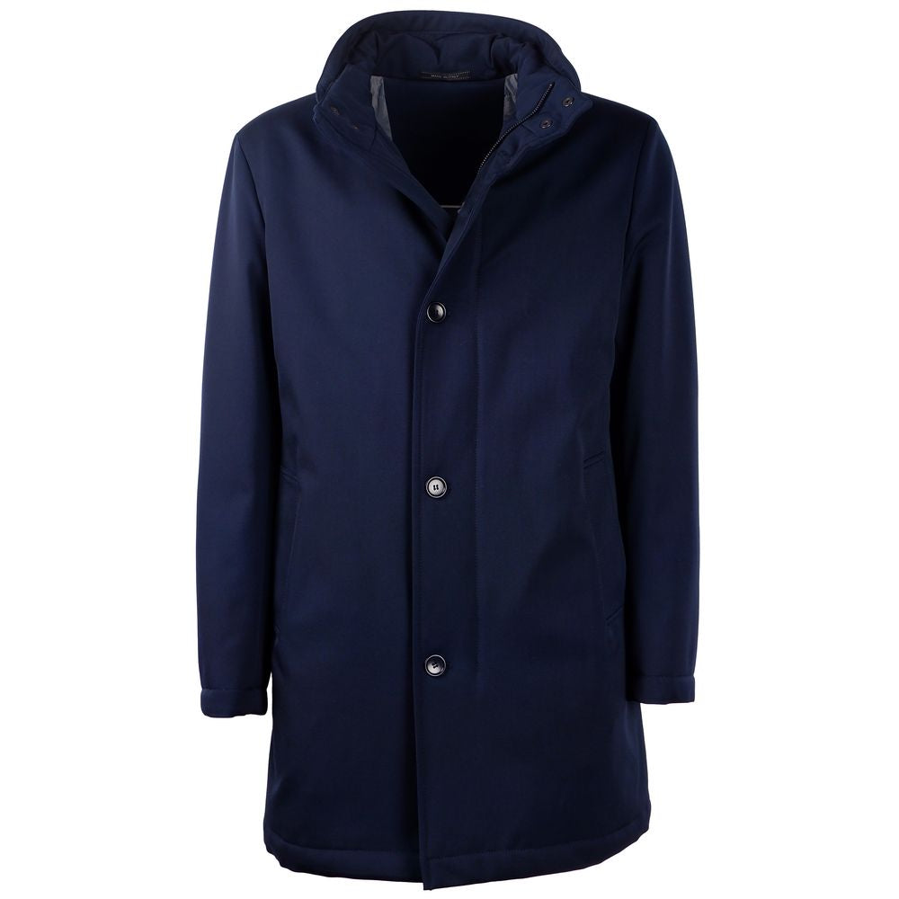 Made in Italy Blue Wool Jacket