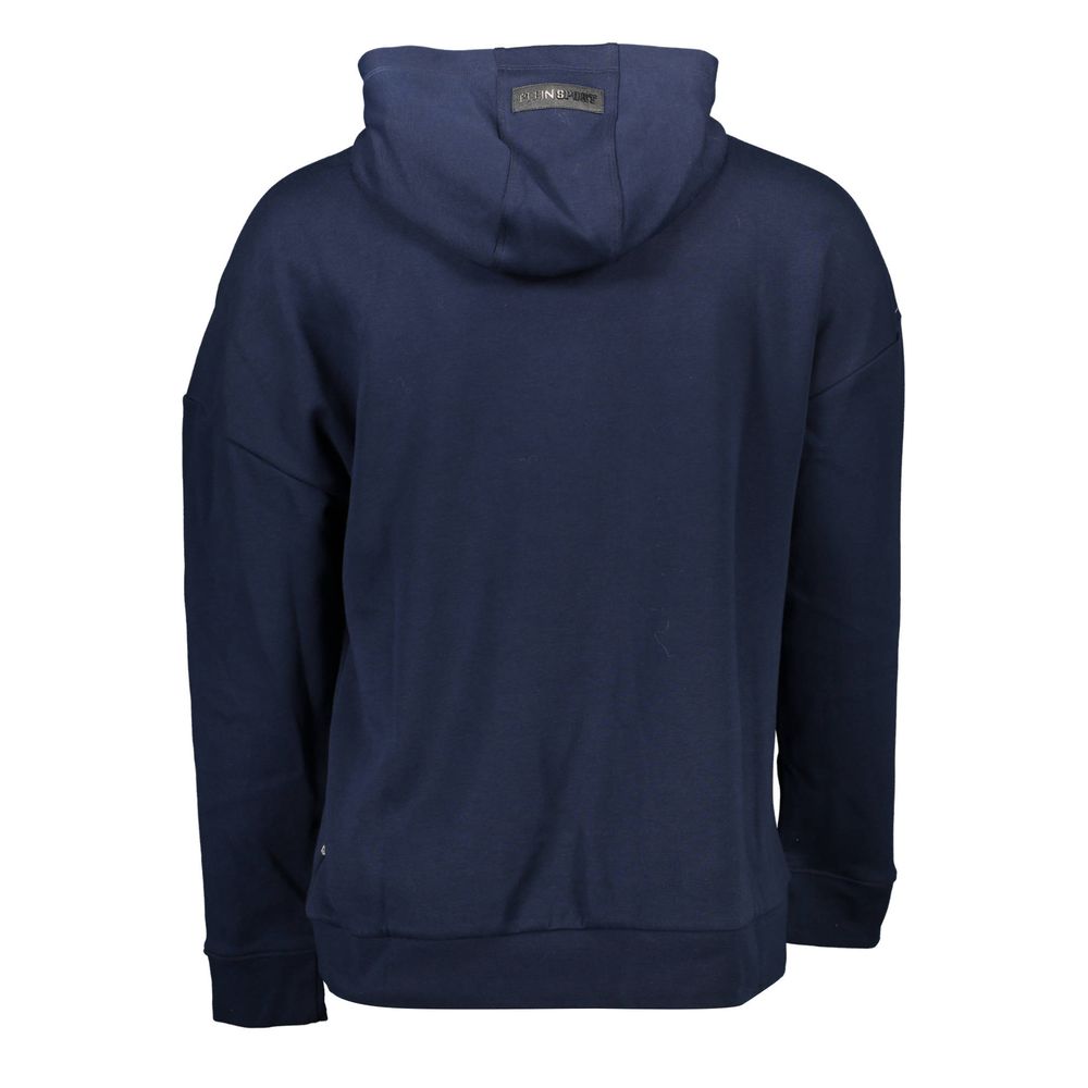 Plein Sport Blue Cotton Sweater