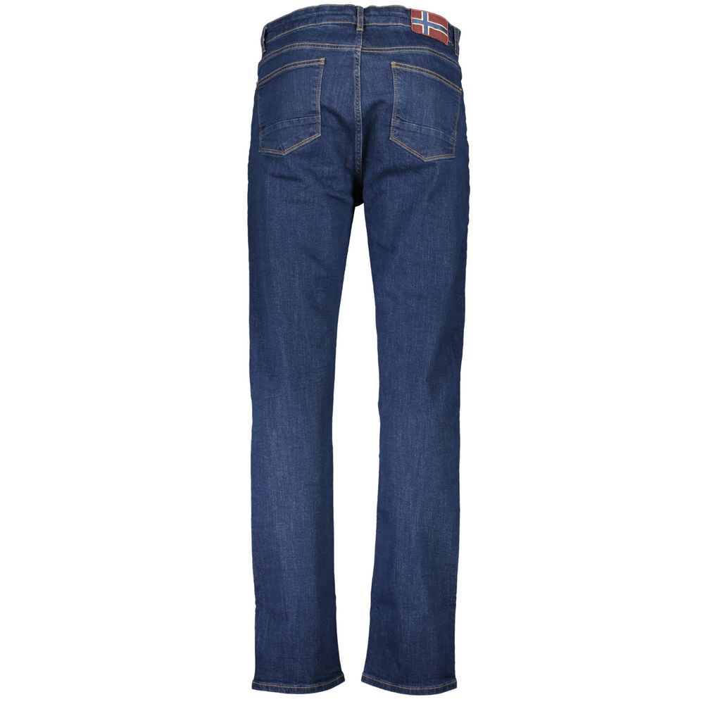 Napapijri Blue Cotton Jeans & Pant