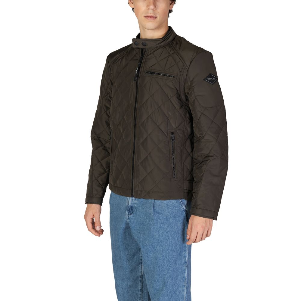 Replay Green Polyamide Jackets & Coat