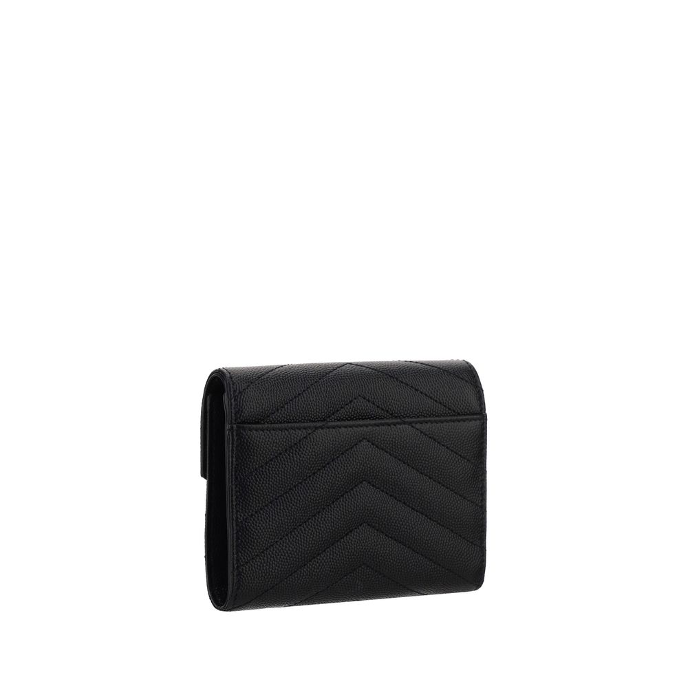 Saint Laurent Cassandre Matelassé Wallet
